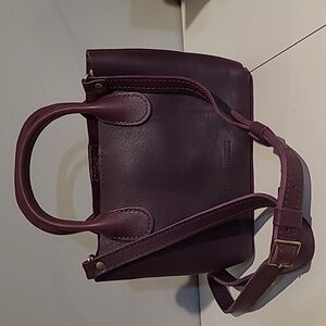 Portland Leather Plum Raindrop -- small